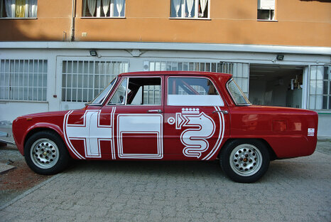 ellegielle decorazione auto epoca Giulia