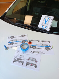 ellegielle decorazione auto polizia locale wrapping studio grafico